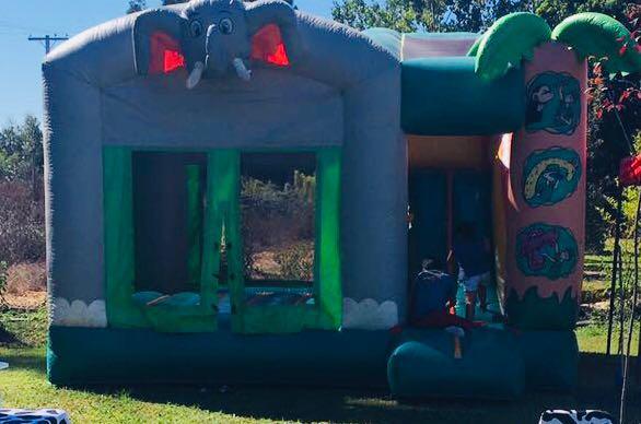 Elefante Castillo tobogán Juego inflable